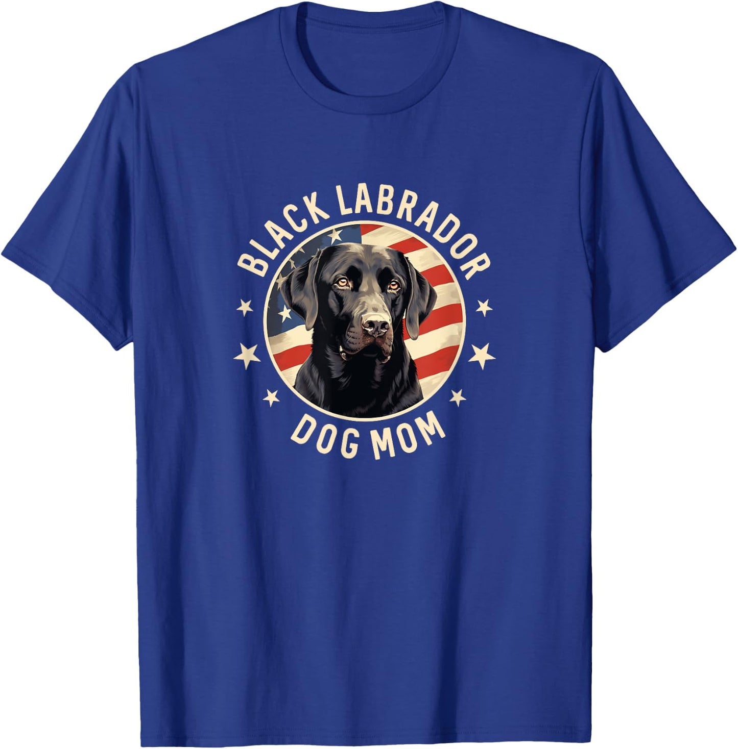 Black Lab Gifts Women, Black Labrador Retriever Dog Mom T-Shirt - T-Shirt | Royal