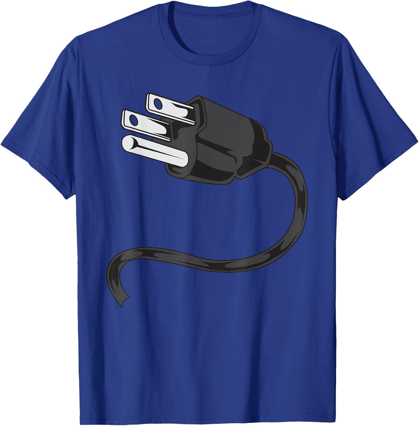 Electrical OUTLET PLUG And Socket Couples Costume Halloween T-Shirt - T-Shirt | Royal