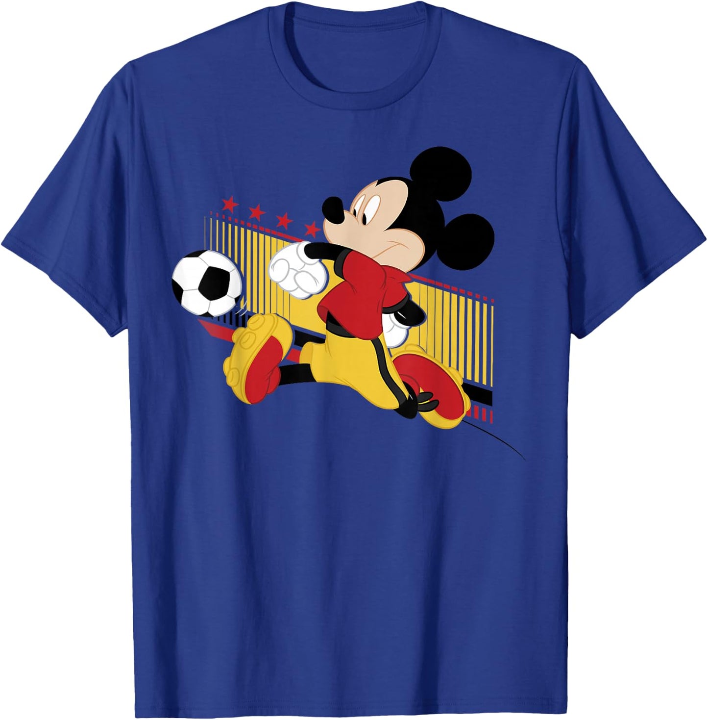 Disney Mickey And Friends Mickey Mouse Germany Soccer T-Shirt - T-Shirt | Royal