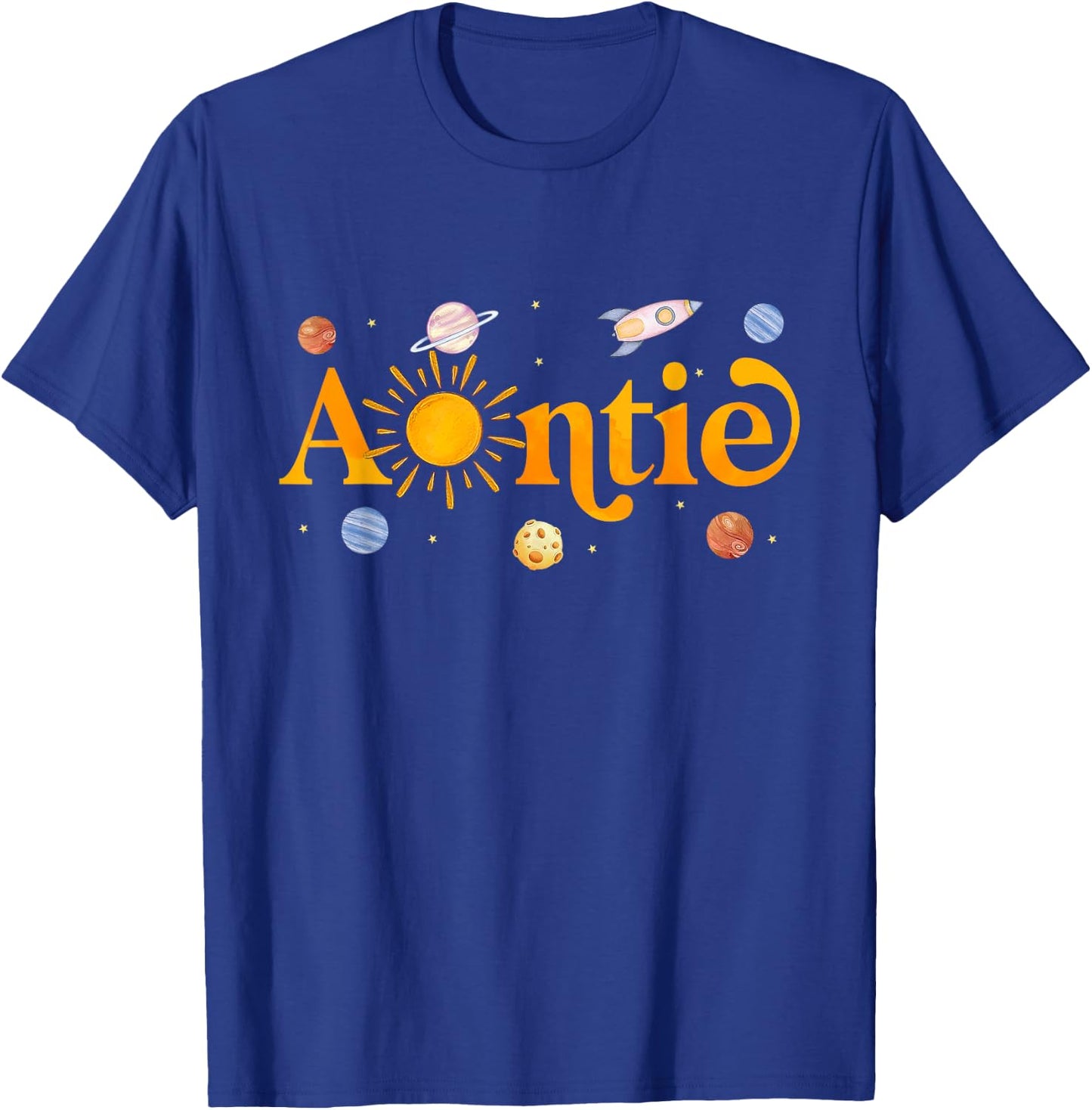 Auntie of The Birthday First Trip Around The Sun Bday Boy T-Shirt - T-Shirt | Royal
