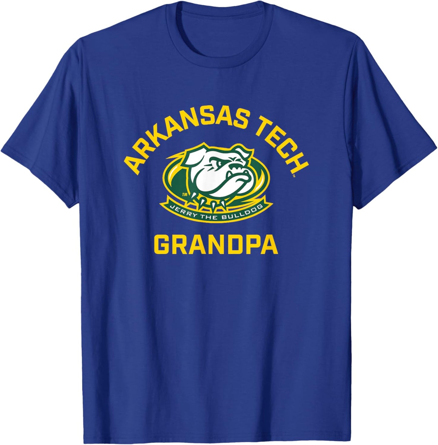 Arkansas Tech University ATU Wonder Boys Arched Grandpa T-Shirt - T-Shirt | Royal