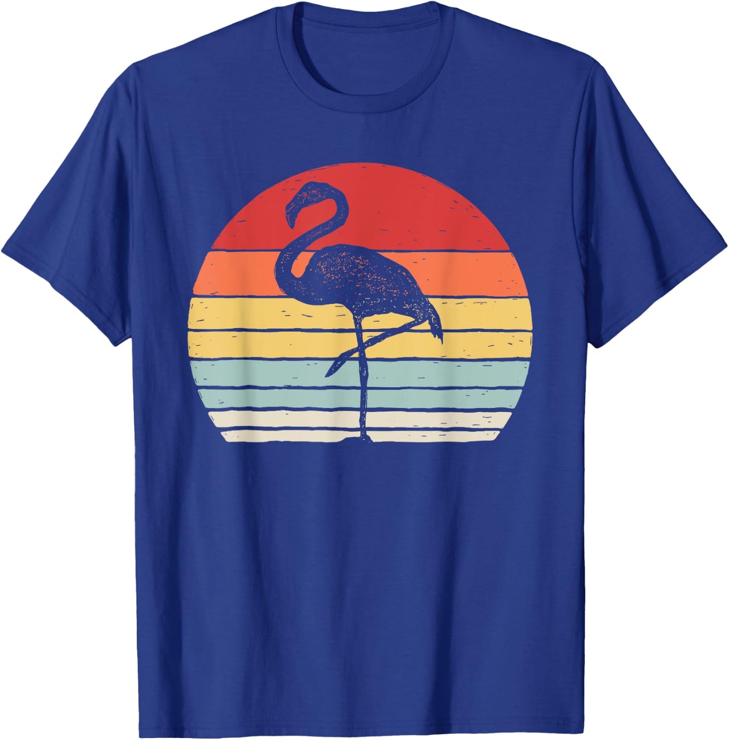 Vintage Retro Flamingo T-Shirt - T-Shirt | Royal