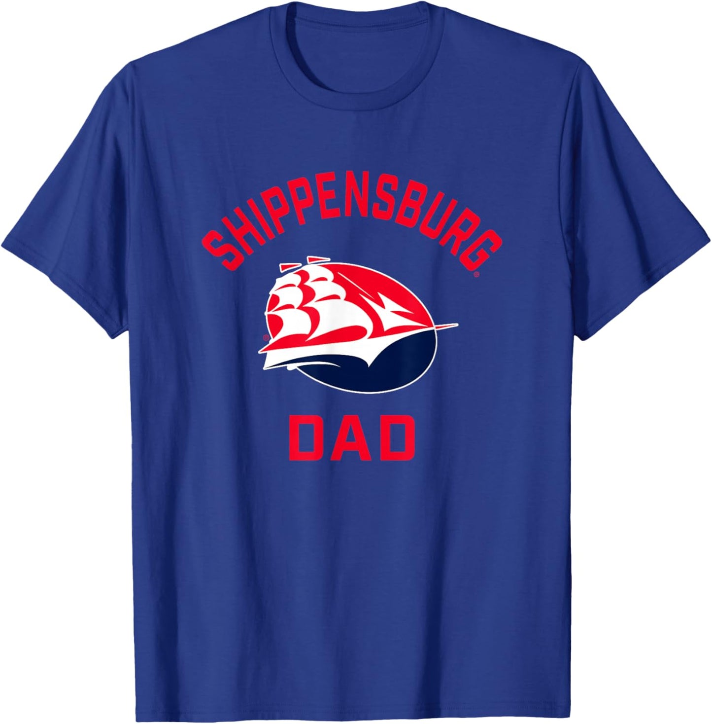 Shippensburg University Raiders Arched Dad T-Shirt - T-Shirt | Royal