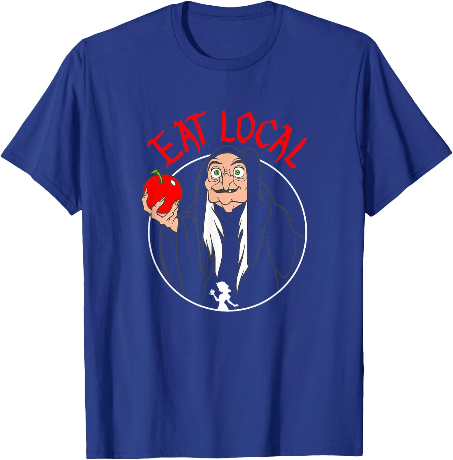 Disney Snow White Evil Queen Apple Eat Local T-Shirt - T-Shirt | Royal