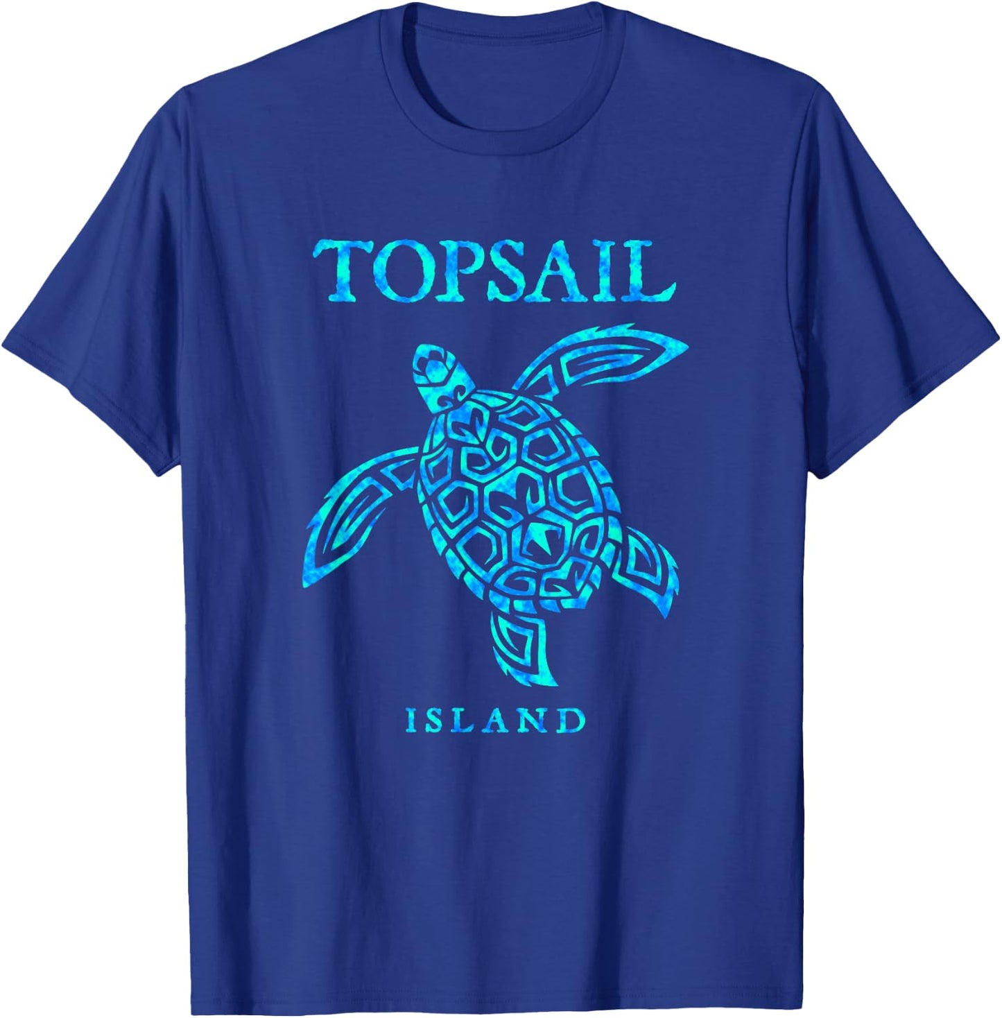 Topsail Island North Carolina Sea Turtle Boys Girls Toddler T-Shirt - T-Shirt | Royal