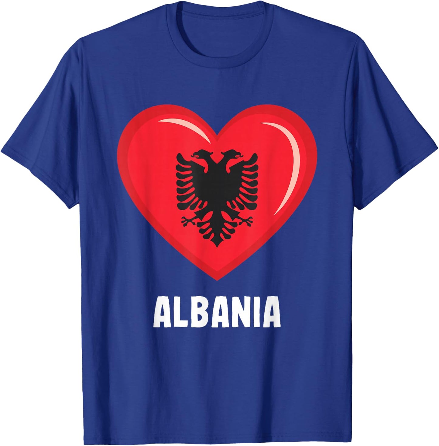Albania Flag Jersey | Albanian T-Shirt - T-Shirt | Royal