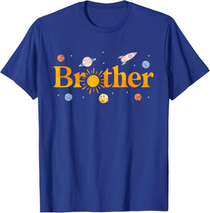 Brother of The Birthday First Trip Around The Sun Bday Boy T-Shirt - T-Shirt | Royal