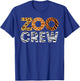 Zoo Crew Leopard Safari Animal Keeper Kids Group Matching T-Shirt - T-Shirt | Royal