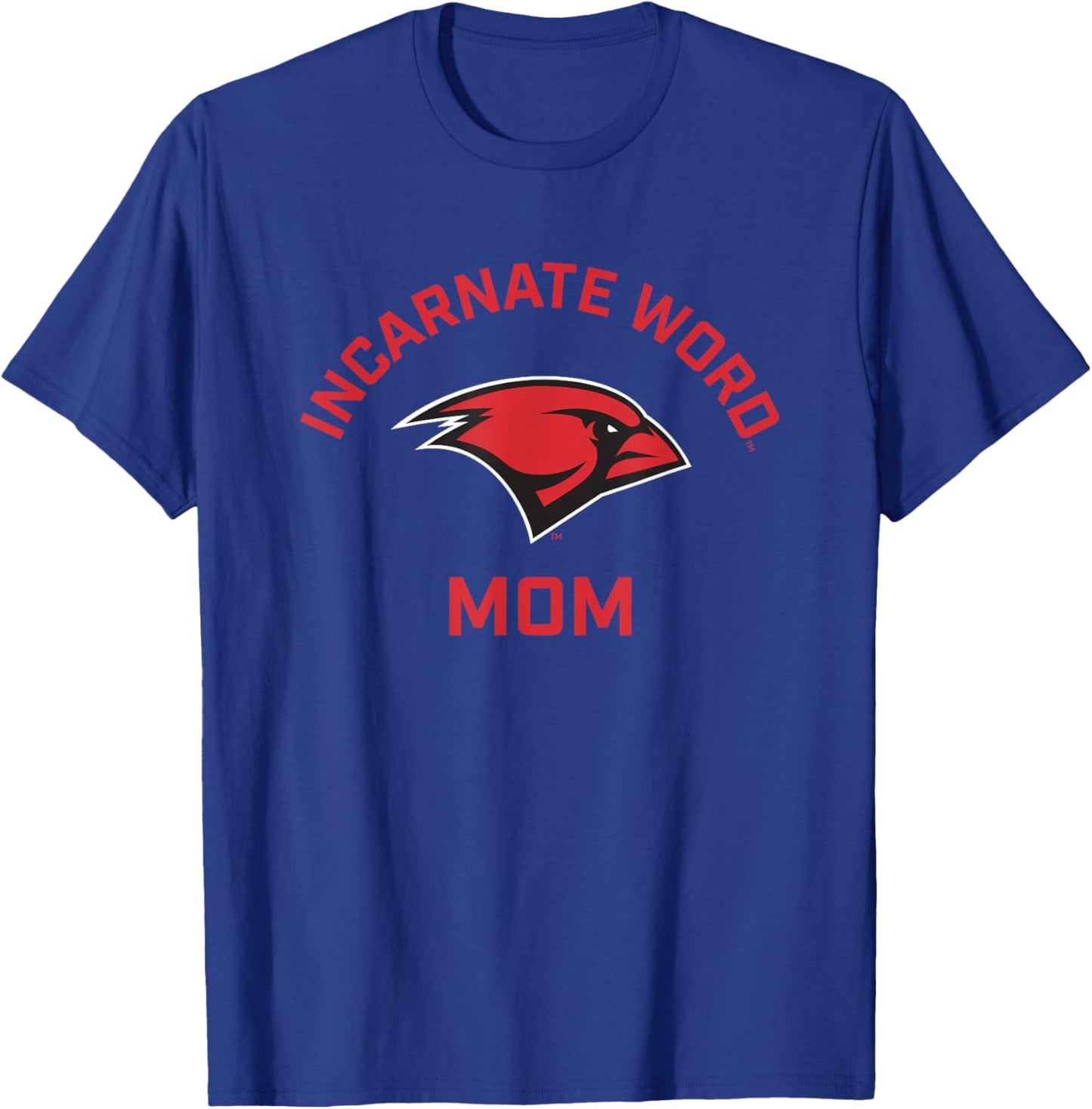 University of the Incarnate Word UIW Cardinals Arched Mom T-Shirt - T-Shirt | Royal
