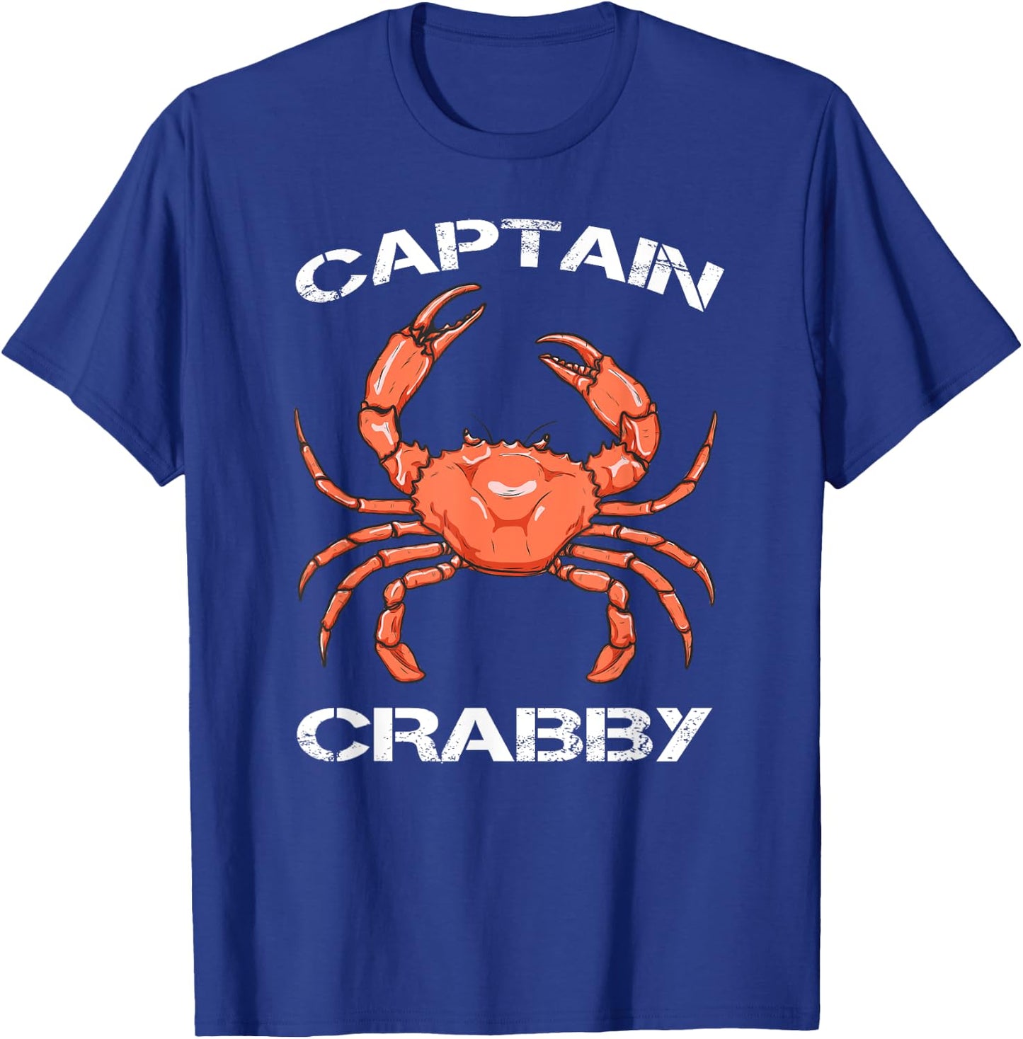 Captain Crabby | Funny Crabby Mood For Crab Lovers Gift T-Shirt - T-Shirt | Royal