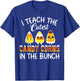 Funny Teacher I Teach The Cutest Candy Corn In The Bunch Kid T-Shirt - T-Shirt | Royal