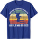 Never Underestimate An Old Man On Skies Funny Skiing Gift T-Shirt - T-Shirt | Royal