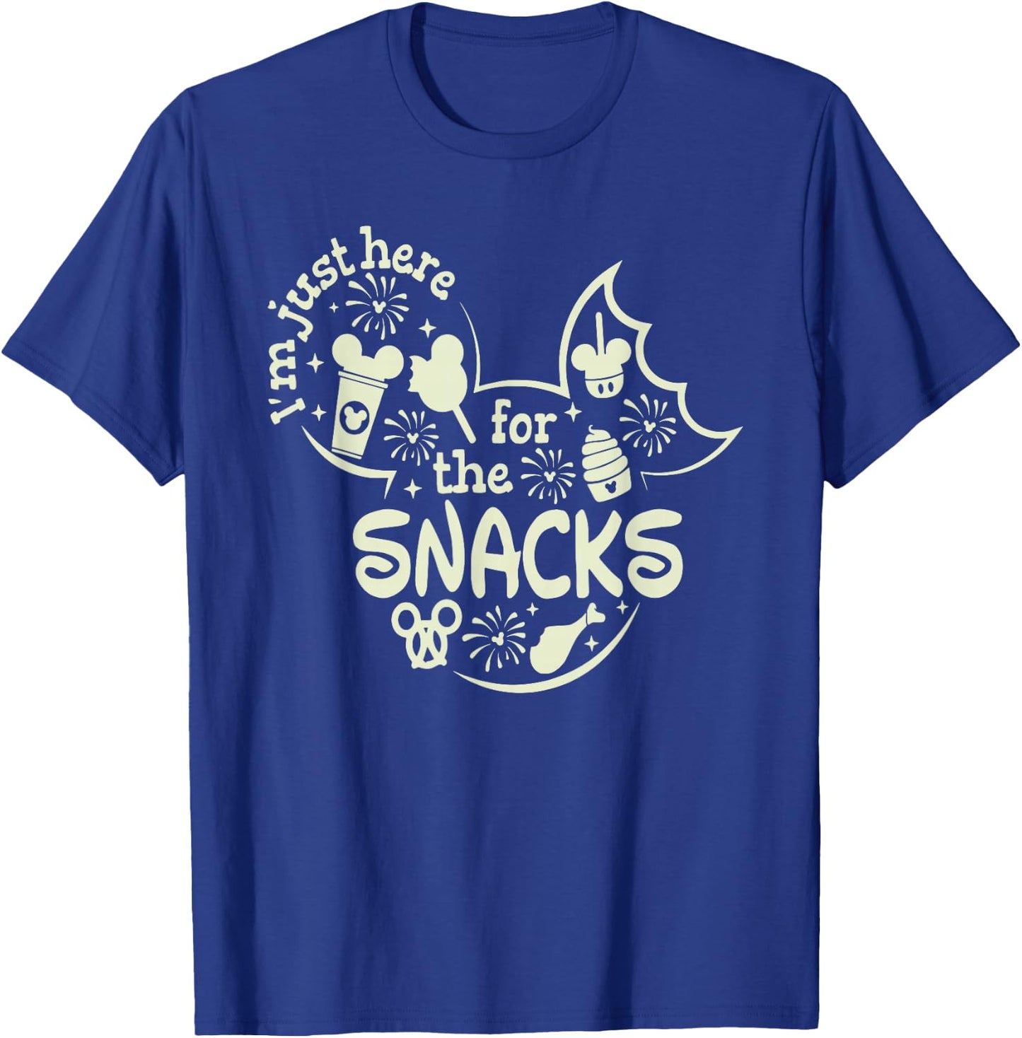 I'm Here For The Snacks, Snacks Goals T-Shirt - T-Shirt | Royal