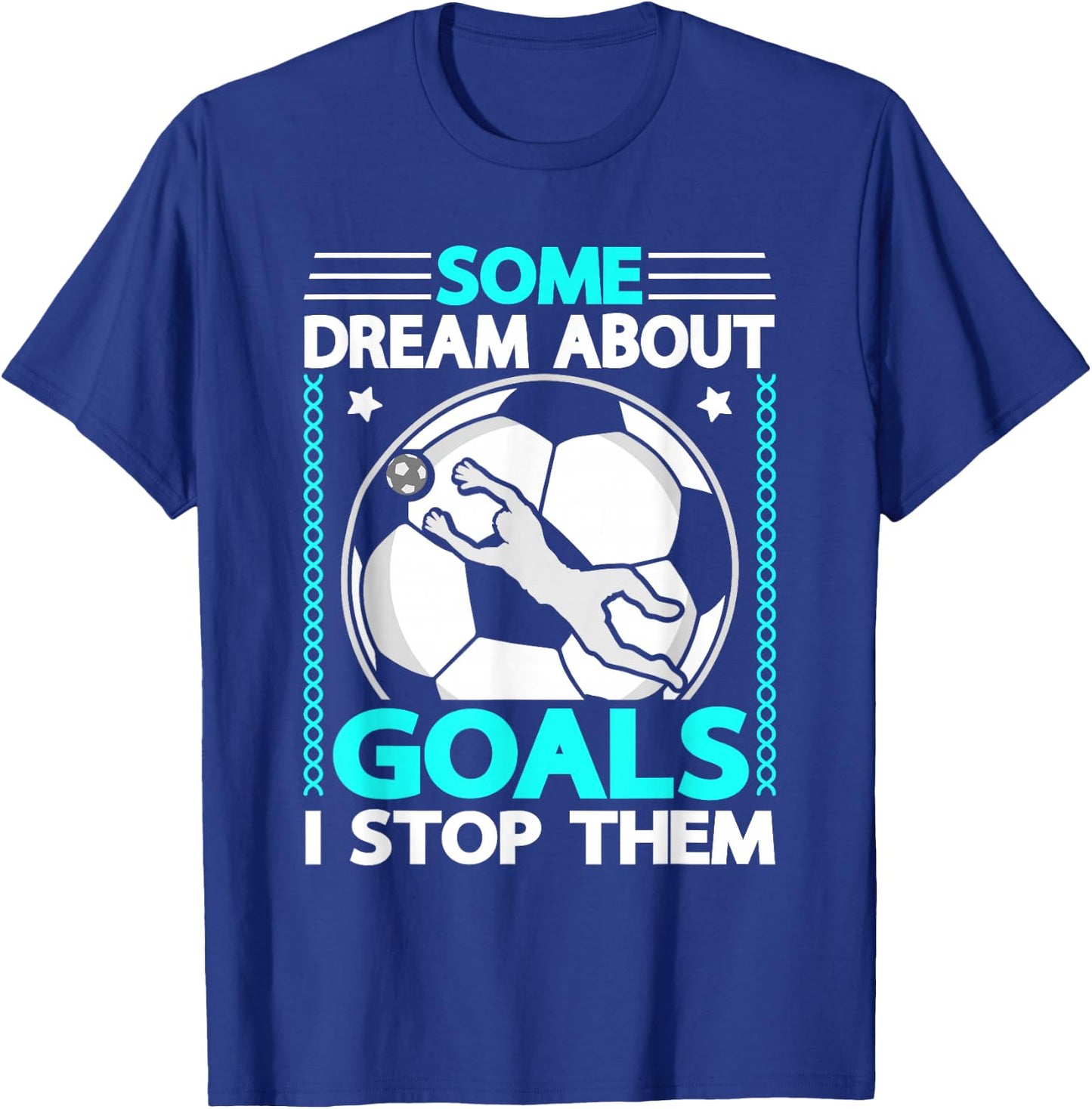 Kids Goalkeeper Soccer Goalie T-Shirt - T-Shirt | Royal