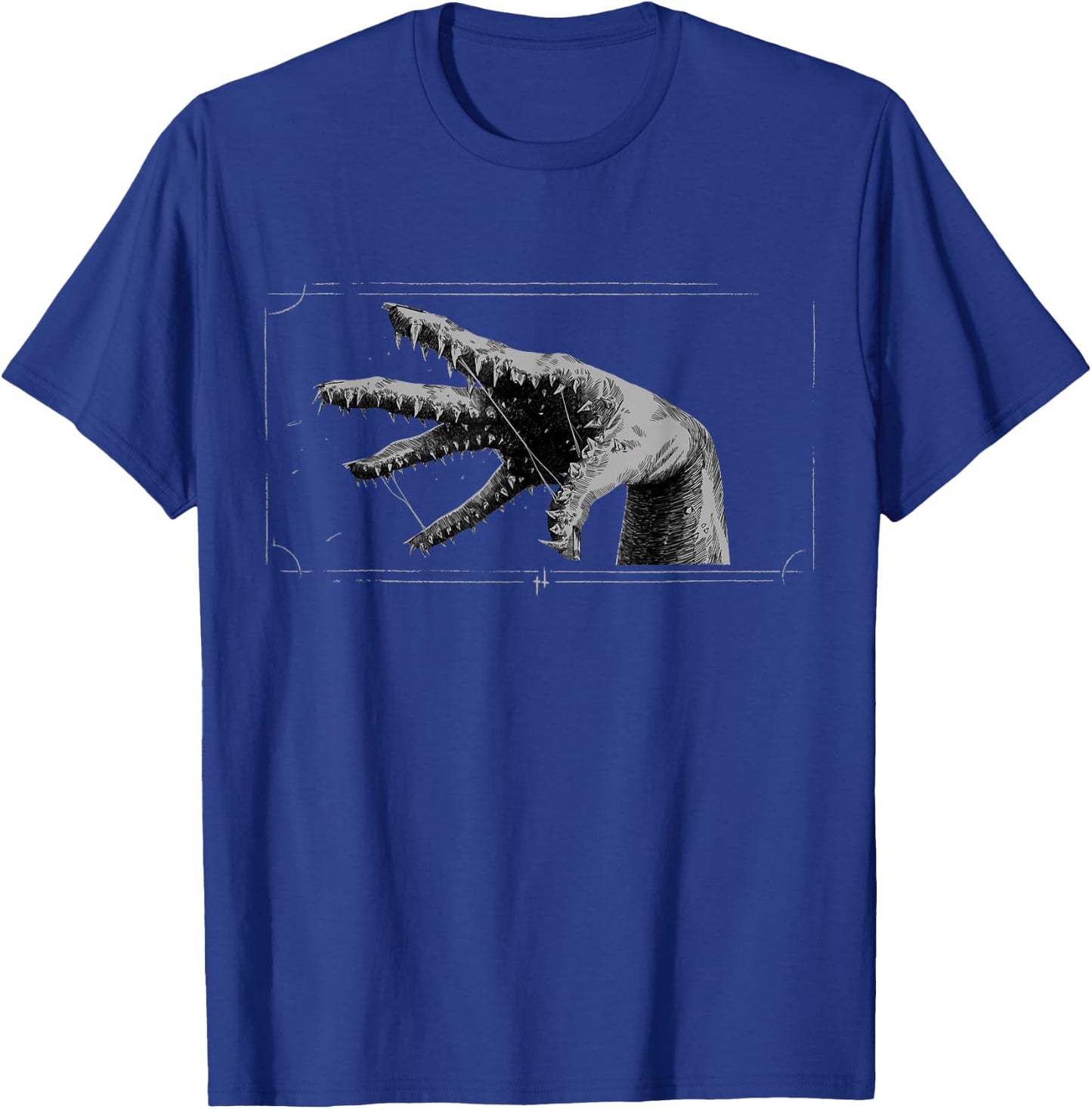 Hunt Showdown Boys -Adults Black Cotton Polyester Small Classic Fit Collarless Short Sleeve Classic Hunting T-Shirt - T-Shirt | Royal