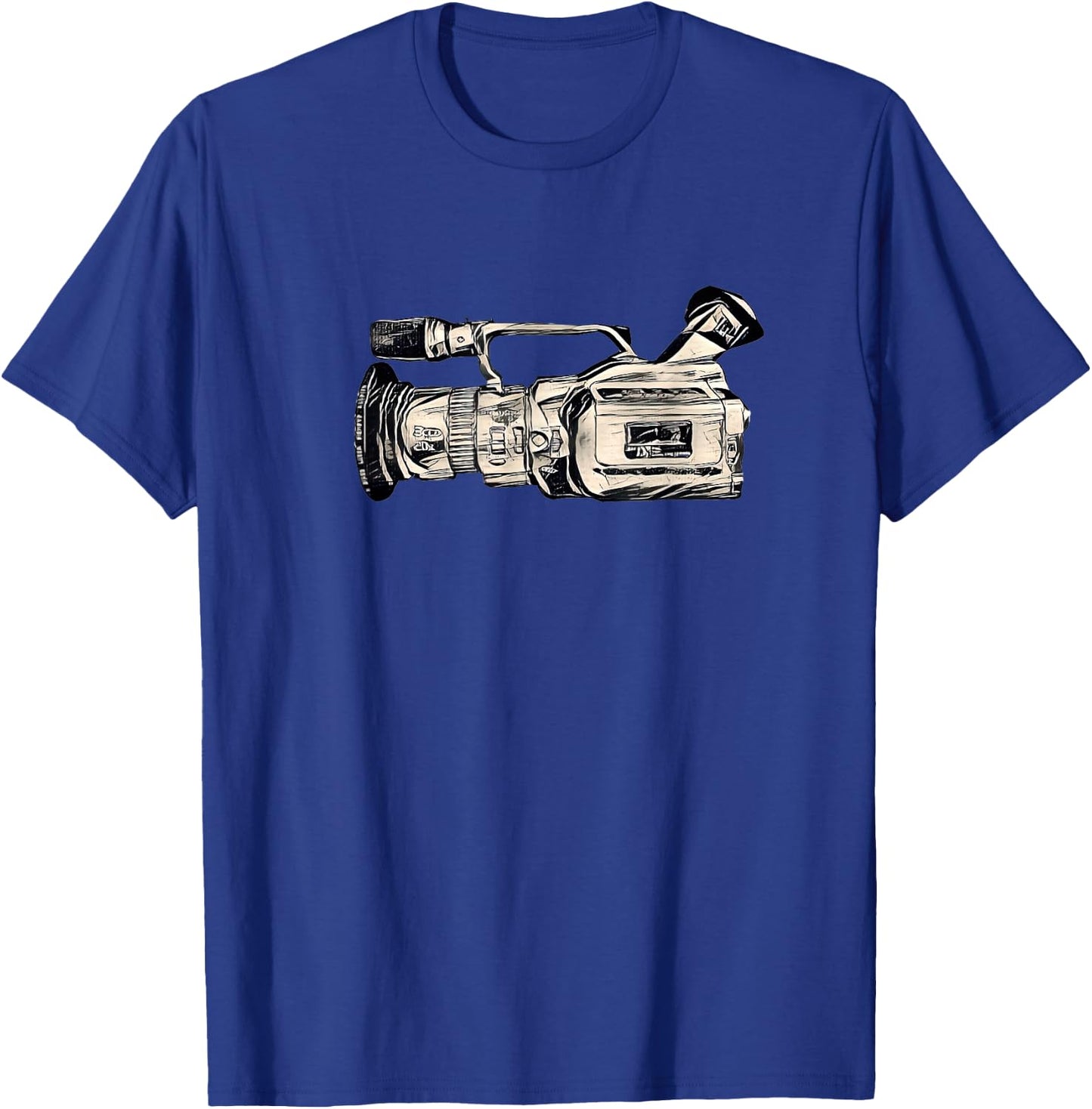 VX1000 Iconic Skateboard Video Camera T-Shirt - T-Shirt | Royal