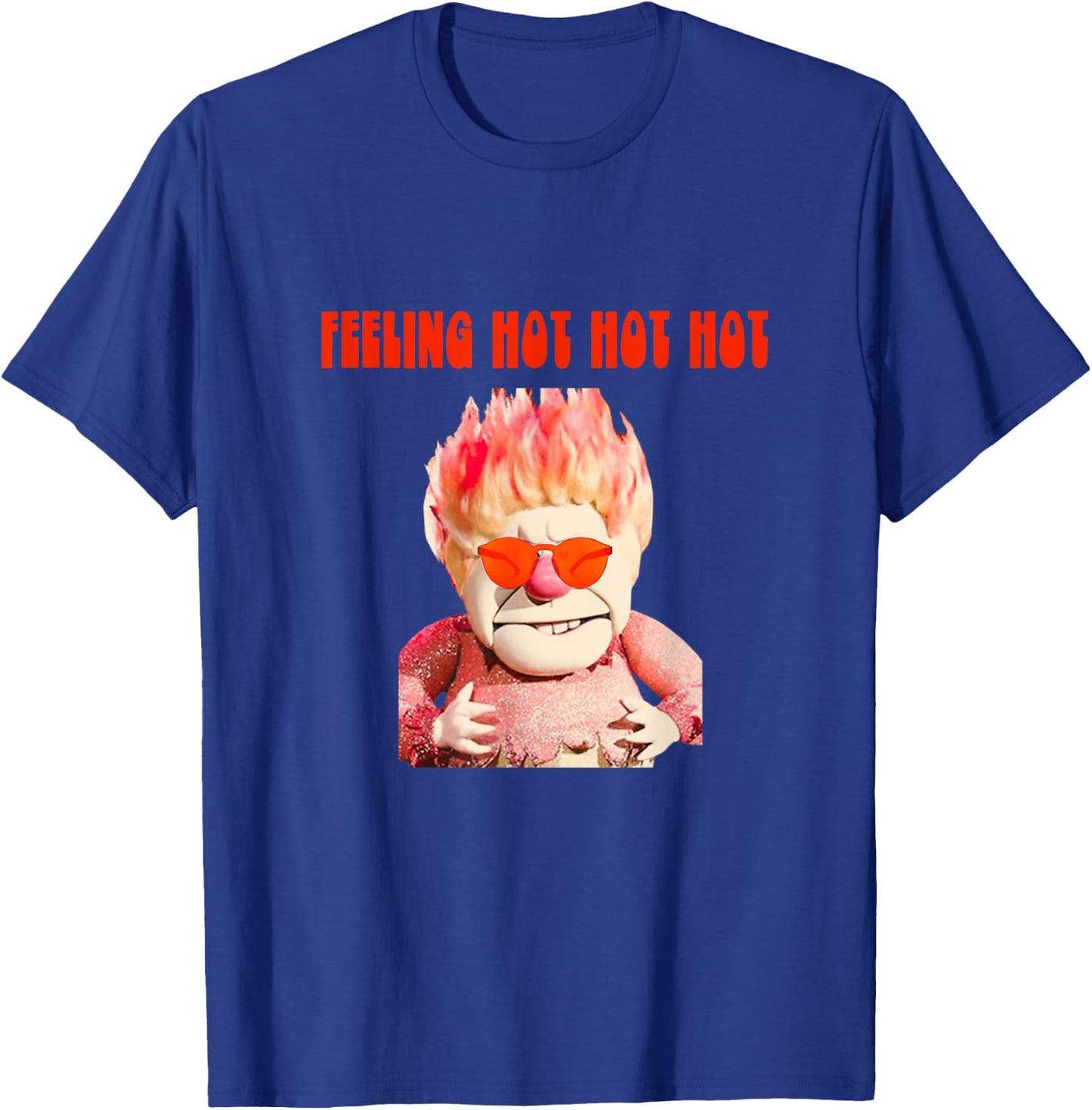Hot Weather Miser Humorous Heat Funny T-Shirt - T-Shirt | Royal