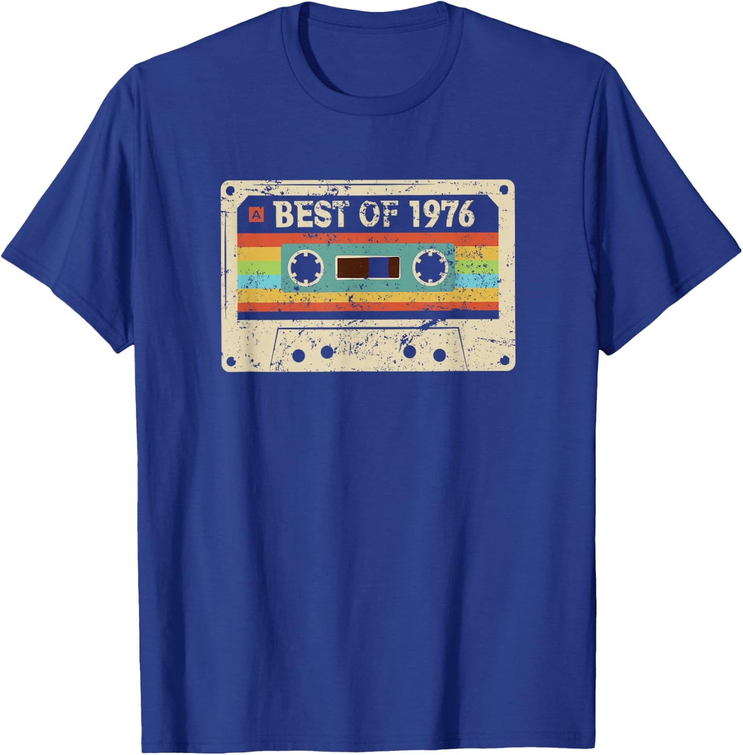 Best 1976 Vintage 50 Year Old Bday Men Women 50th Birthday T-Shirt - T-Shirt | Royal