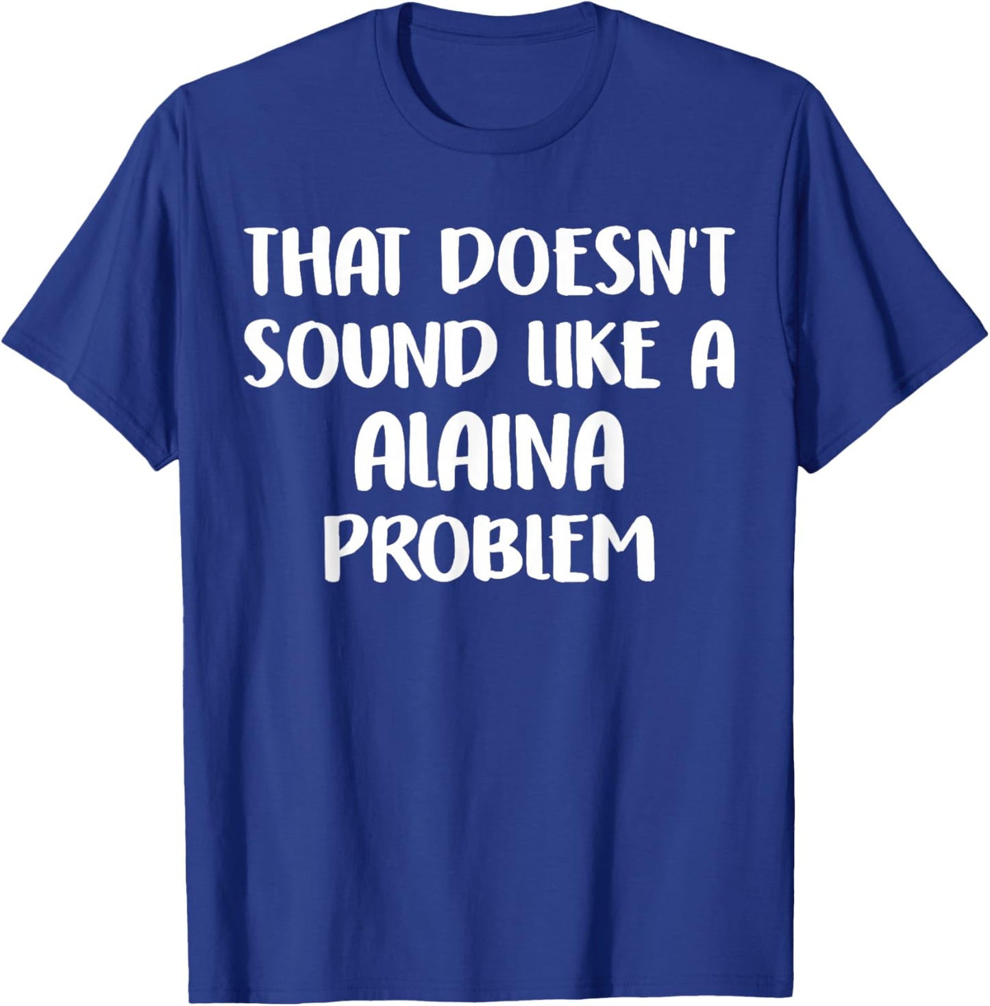 ALAINA Personalized Cute Flower Girls ALAINA Name T-Shirt - T-Shirt | Royal