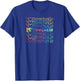 Pretzels Tie Dye Cool Vintage Inspired T-Shirt - T-Shirt | Royal