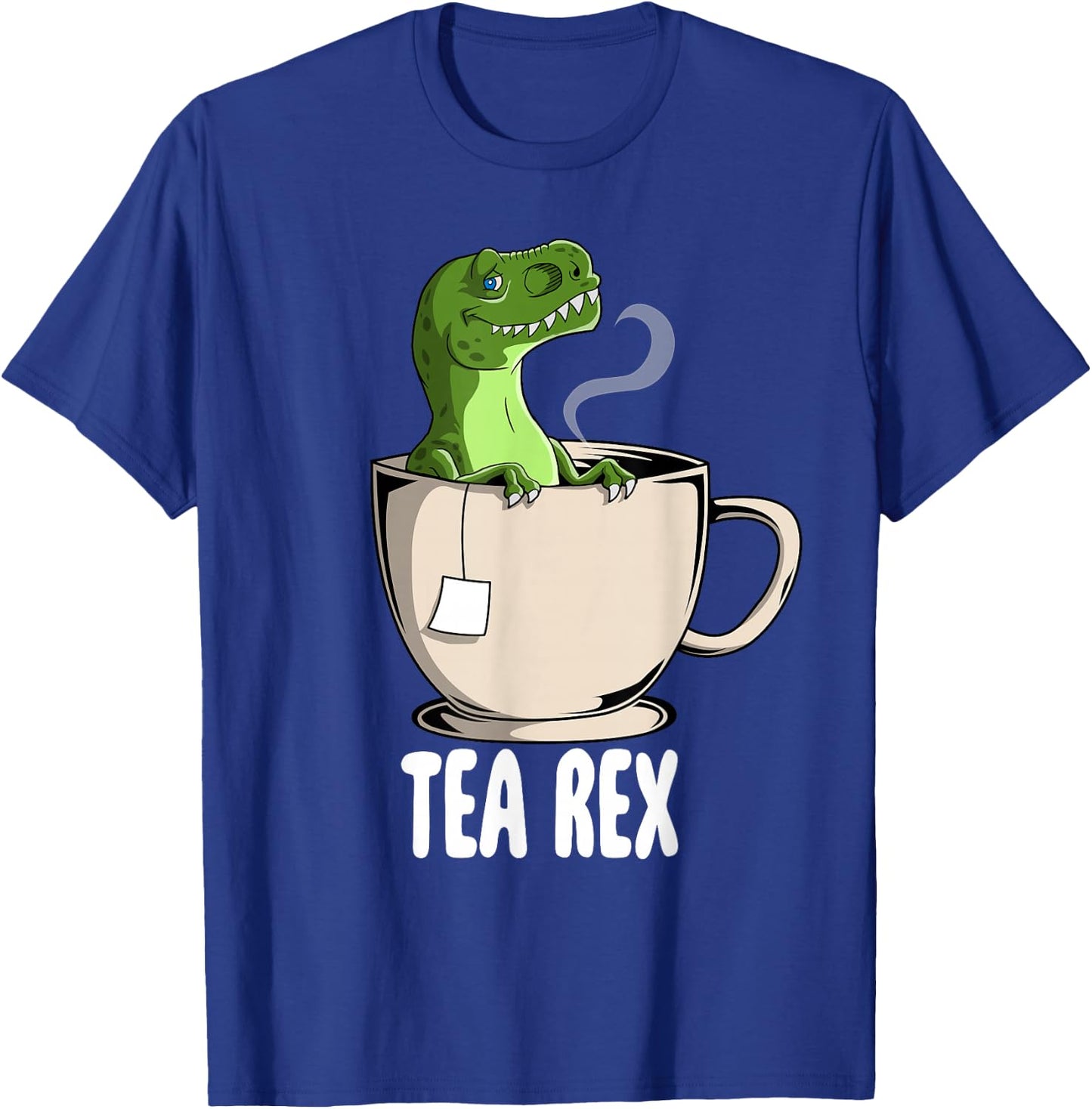 Tea Rex Shirt T-Rex Dinosaur Joke Pun Humor Funny Dino T-Shirt - T-Shirt | Royal