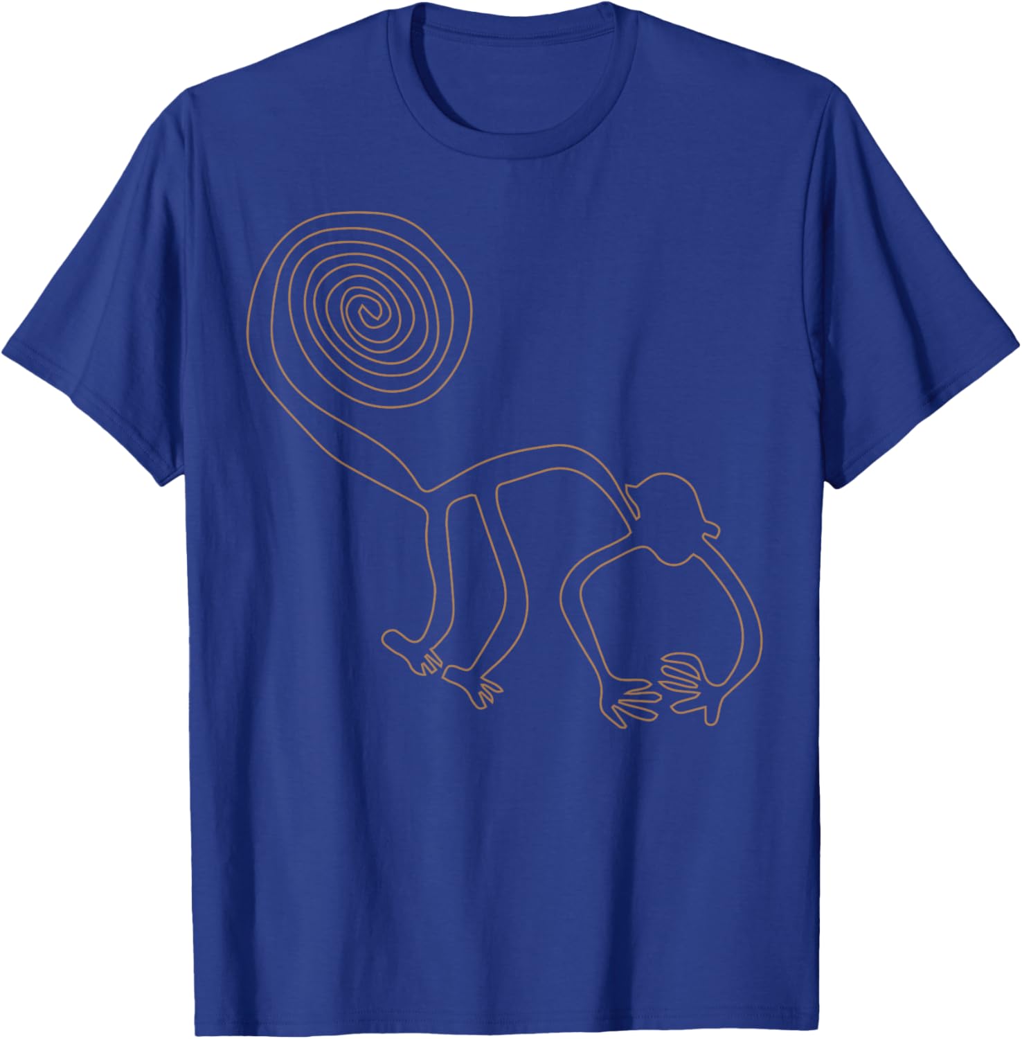 Peru - Nazca Lines Monkey - Peru T-Shirt - T-Shirt | Royal