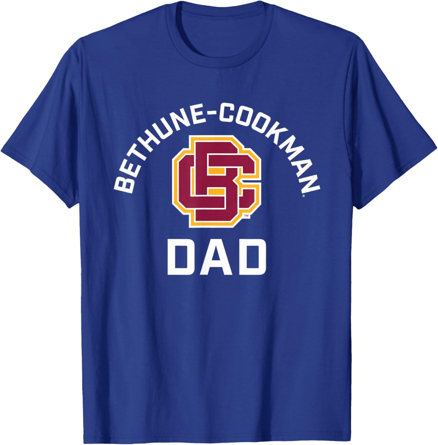 Bethune-Cookman University Wildcats Arched Dad T-Shirt - T-Shirt | Royal