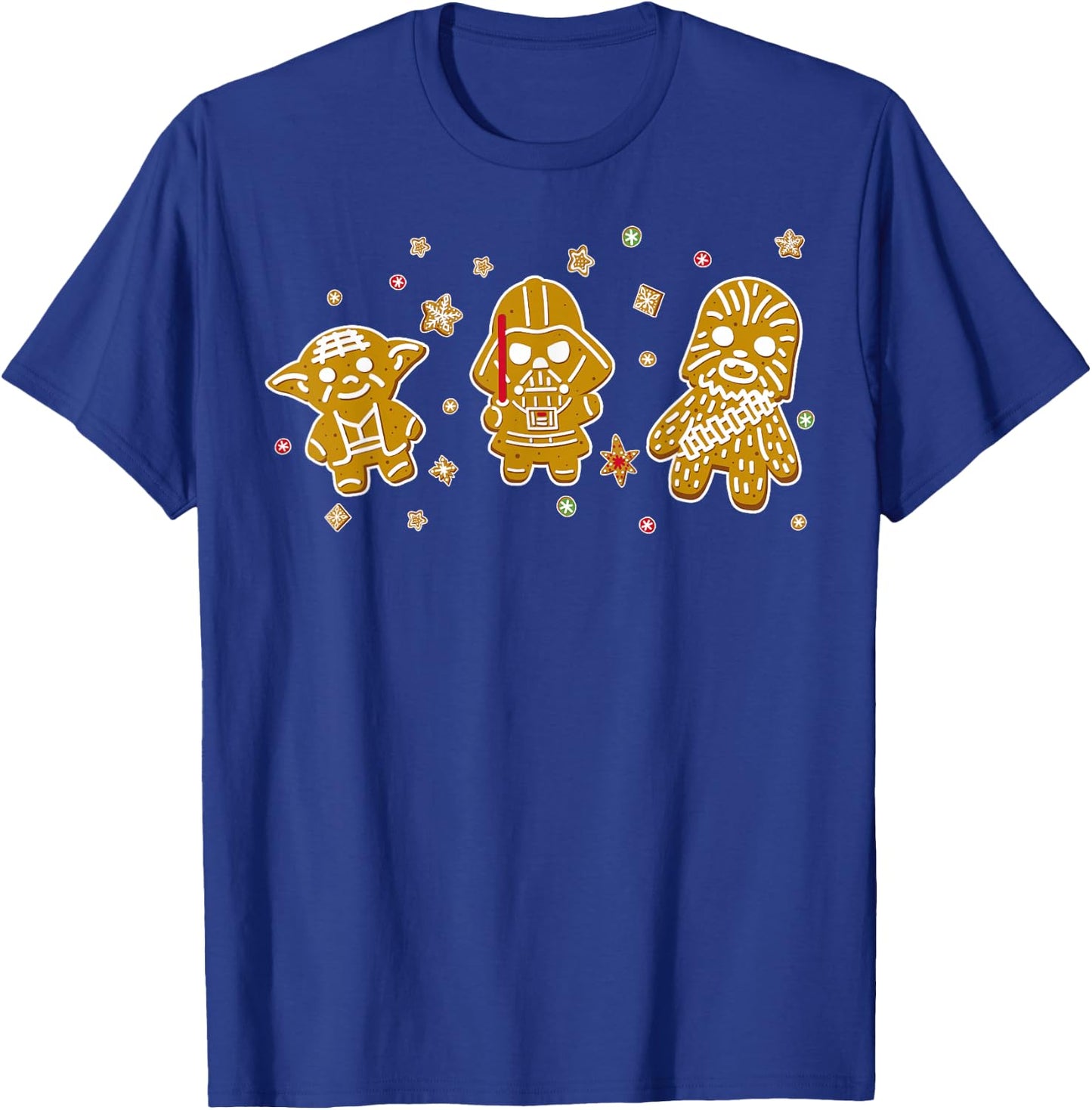 Star Wars Character Gingerbread Portrait T-Shirt - T-Shirt | Royal