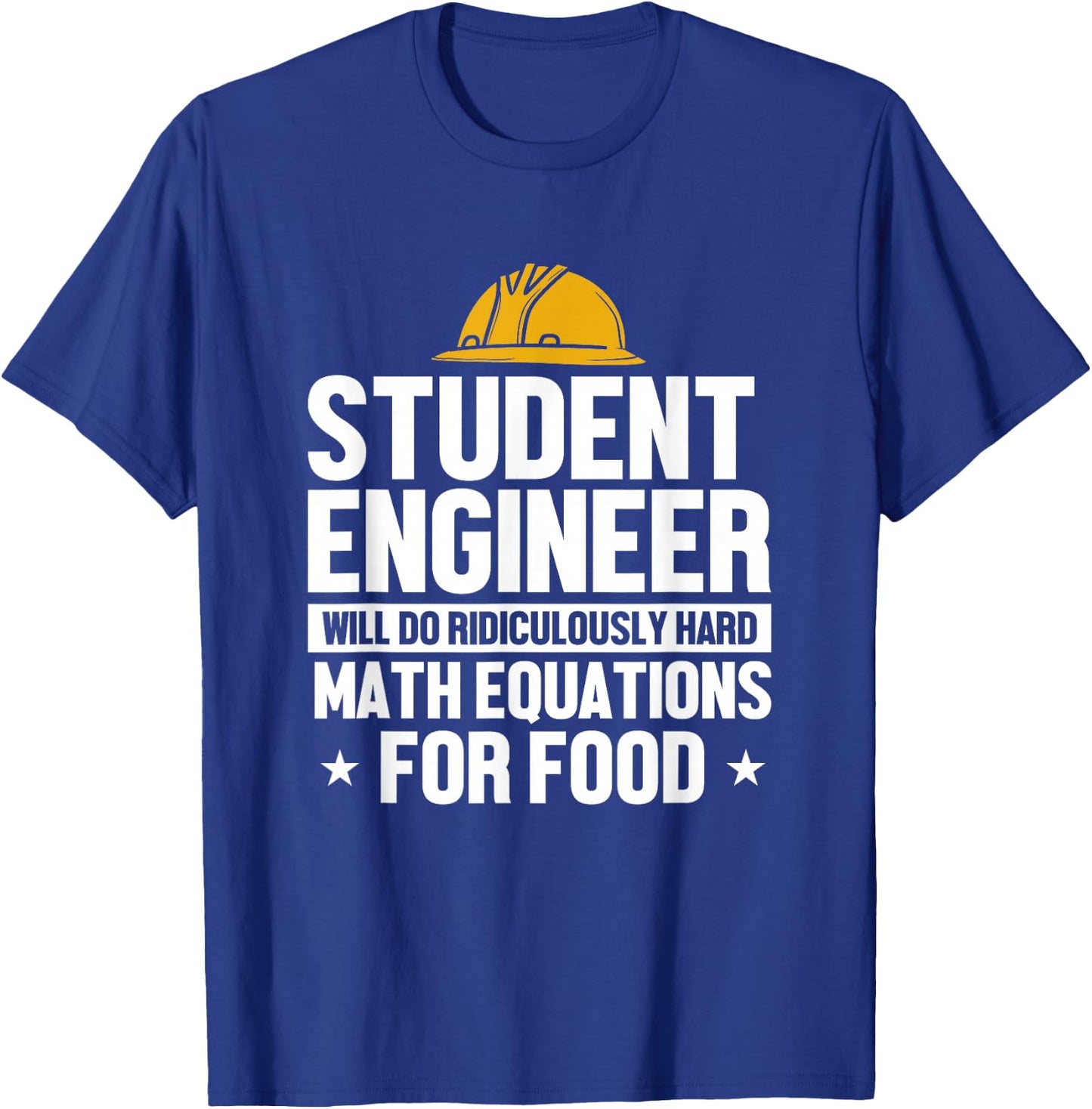 Funny Student Engineer Engineering Math Equations Humor T-Shirt - T-Shirt | Royal