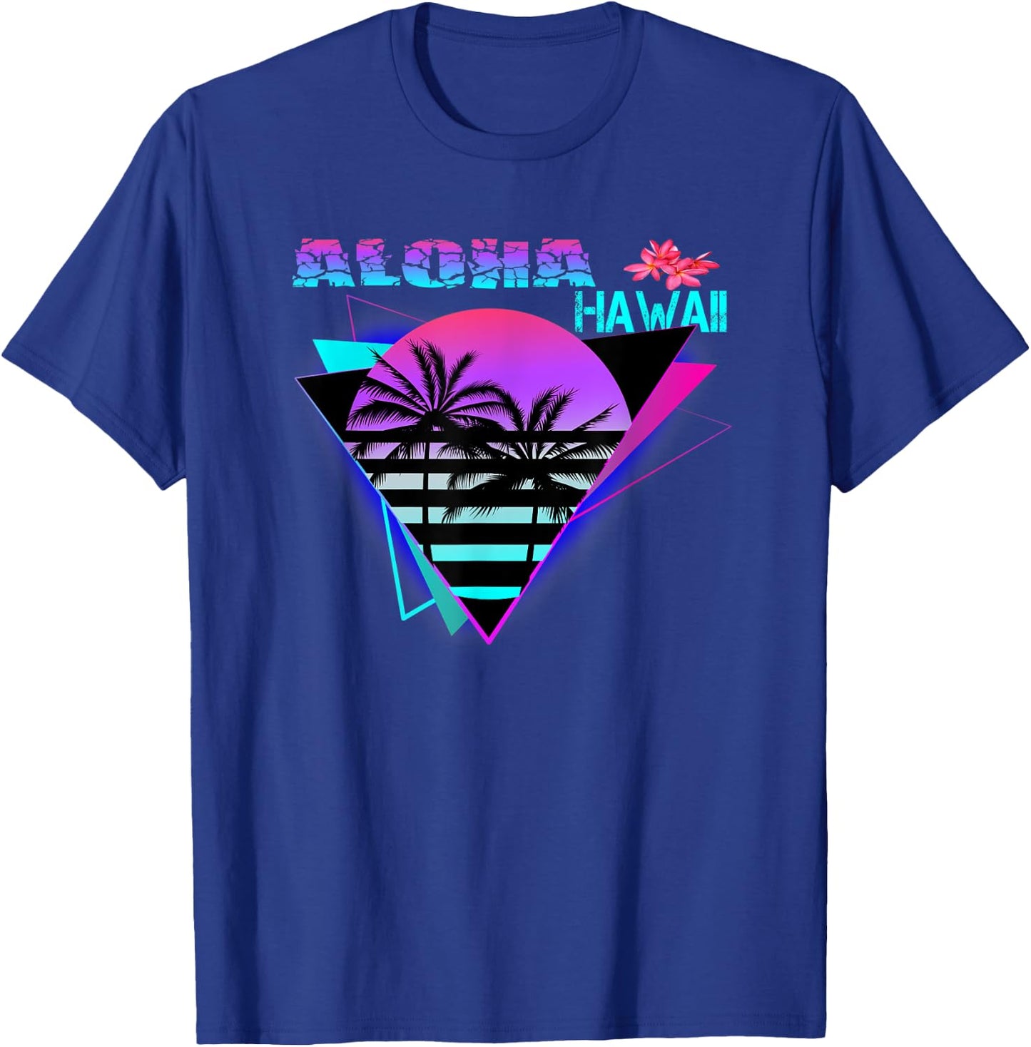 Aloha Hawaii Island Palm Beach Women Kids T-Shirt - T-Shirt | Royal