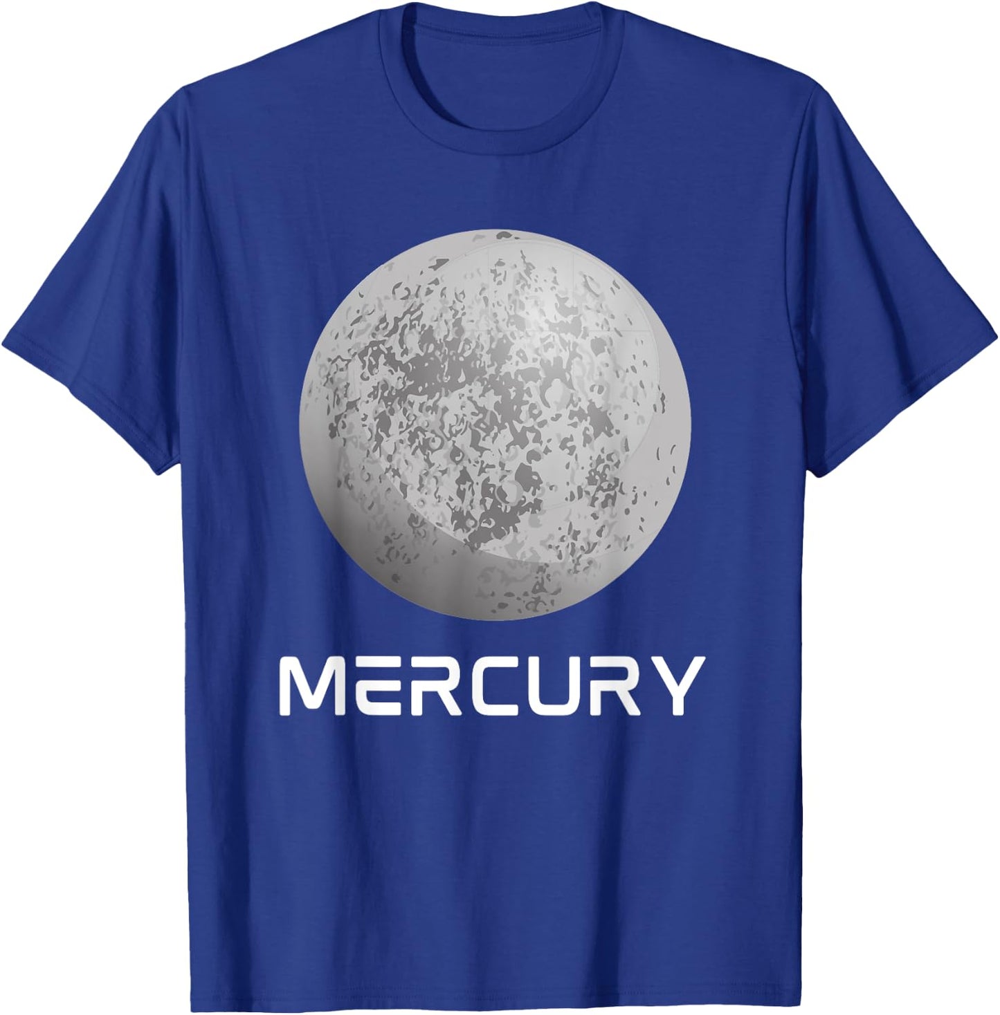 Solar System Planet Mercury Outer Space T-Shirt - T-Shirt | Royal