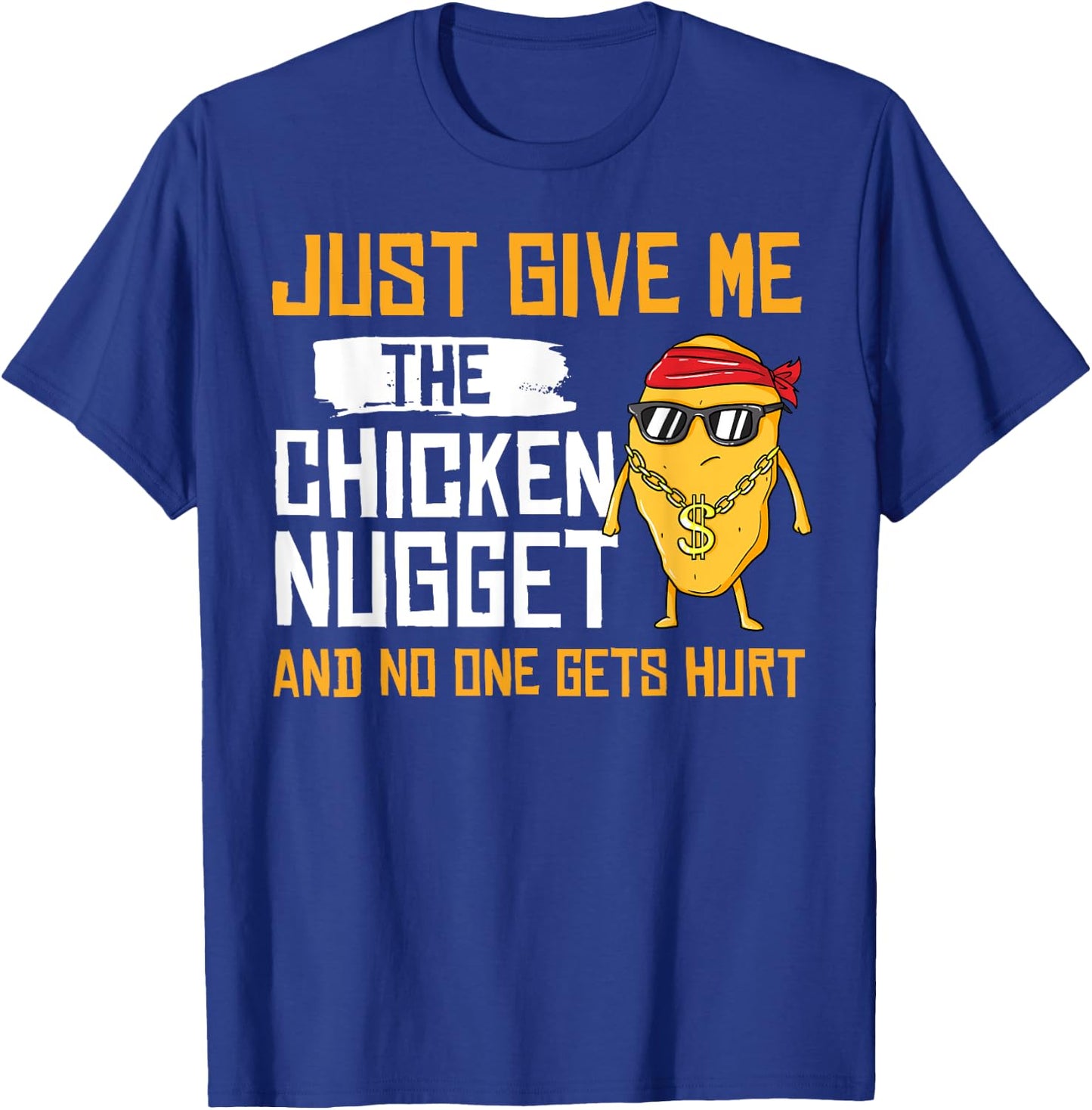 Nug Life Gift Chicken Tender Nugget T-Shirt - T-Shirt | Royal