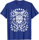 Nature Witch Skull and Death's Head Moth, Moons & Crystals T-Shirt - T-Shirt | Royal