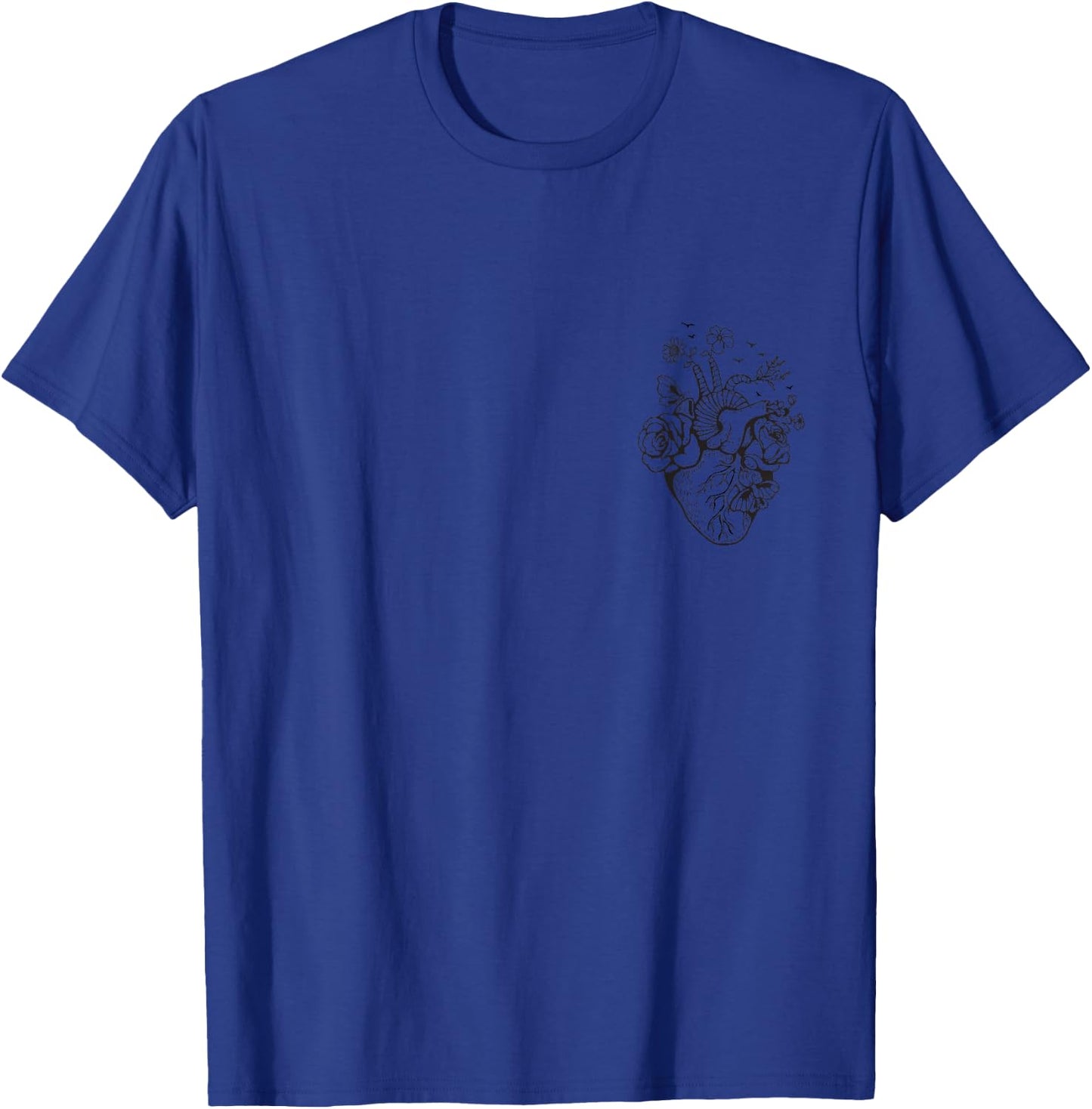 Anatomical Heart Artistic Design for Cardiology Student T-Shirt - T-Shirt | Royal