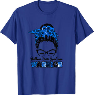 dPX3 Guillain Barre Syndrome Awareness Month Warrior T-Shirt - T-Shirt | Royal