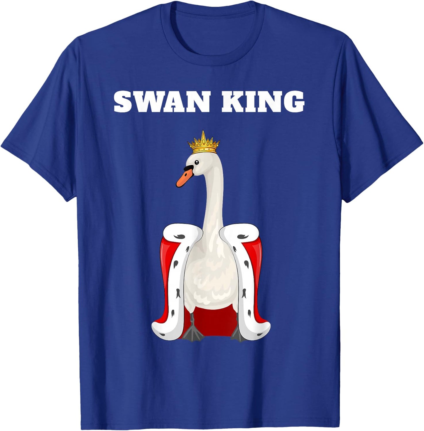 Swan King | Swan | Boys Swan T-Shirt - T-Shirt | Royal