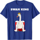 Swan King | Swan | Boys Swan T-Shirt - T-Shirt | Royal