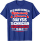 Dialysis Technician Awesome Nephrology Tech T-Shirt - T-Shirt | Royal