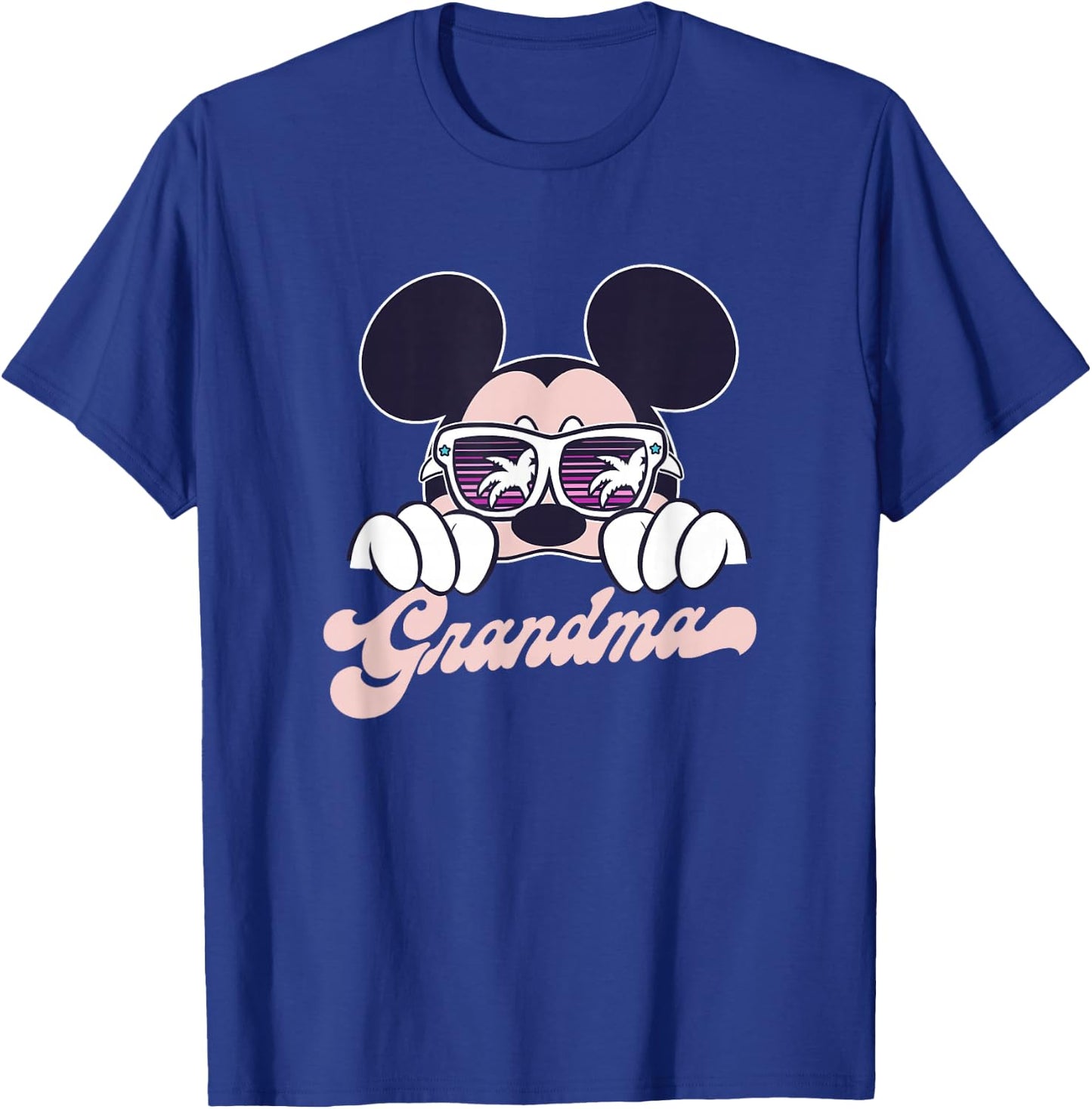 Disney Mickey and Friends Mickey Summer Vibes Grandma Logo T-Shirt - T-Shirt | Royal