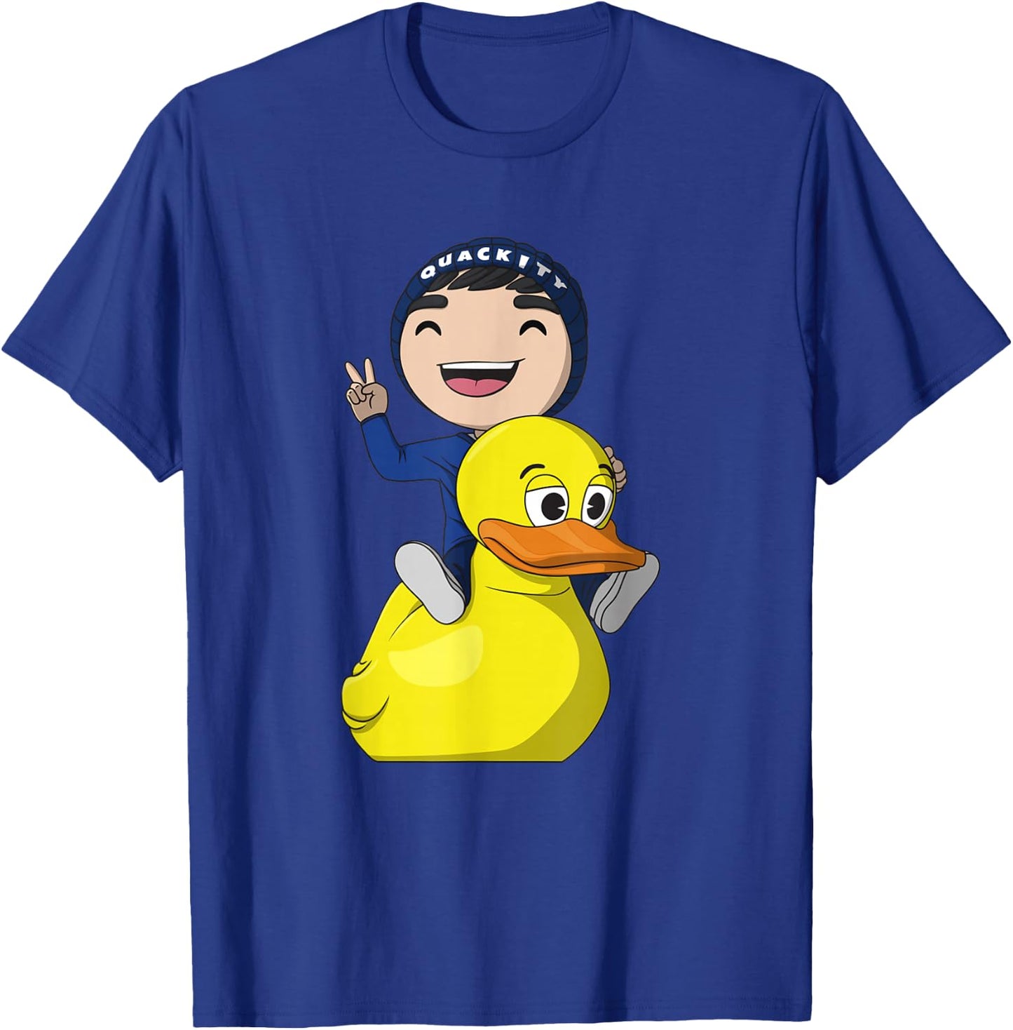 Quackity Black Small T-Shirt - T-Shirt | Royal