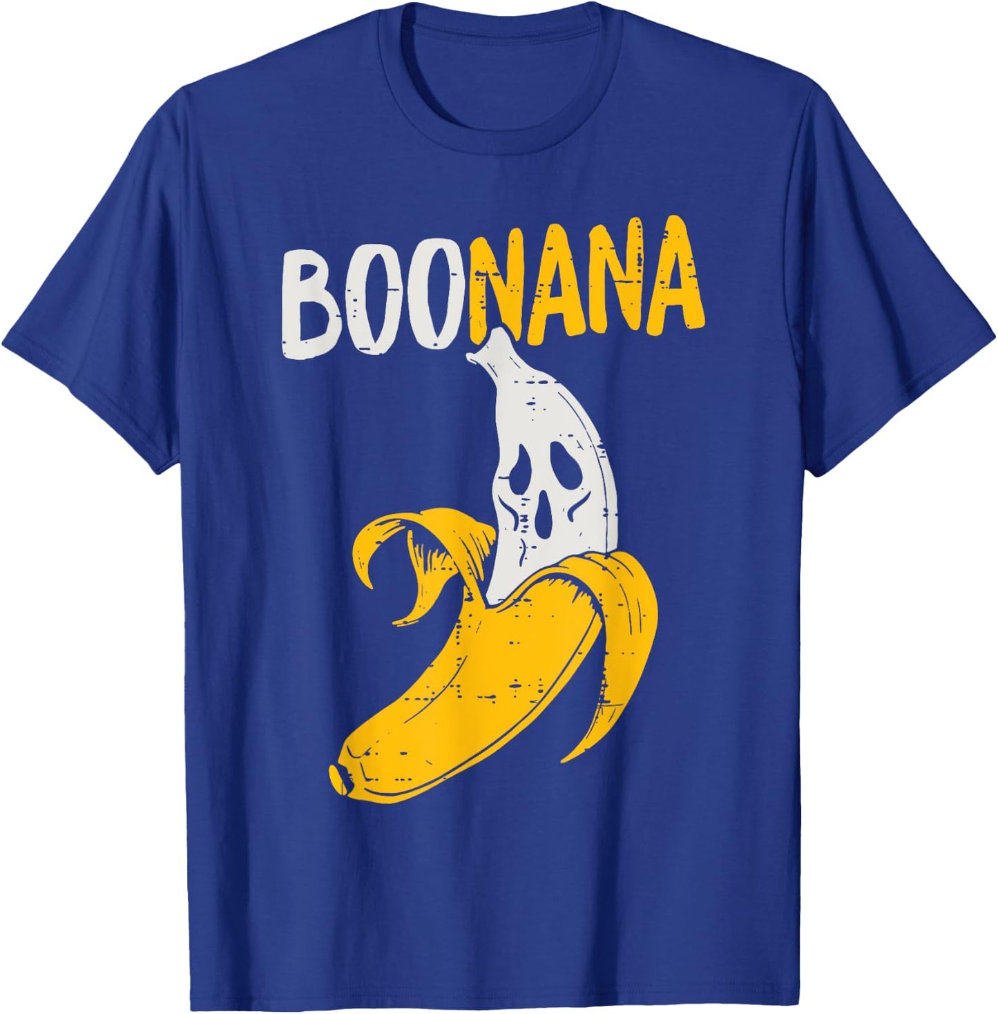 Cute Ghost Banana Halloween Costume Funny Kids Women Boonana T-Shirt - T-Shirt | Royal