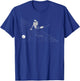 Astronaut Vacuuming Stars Funny Galaxy And Stars T-Shirt - T-Shirt | Royal