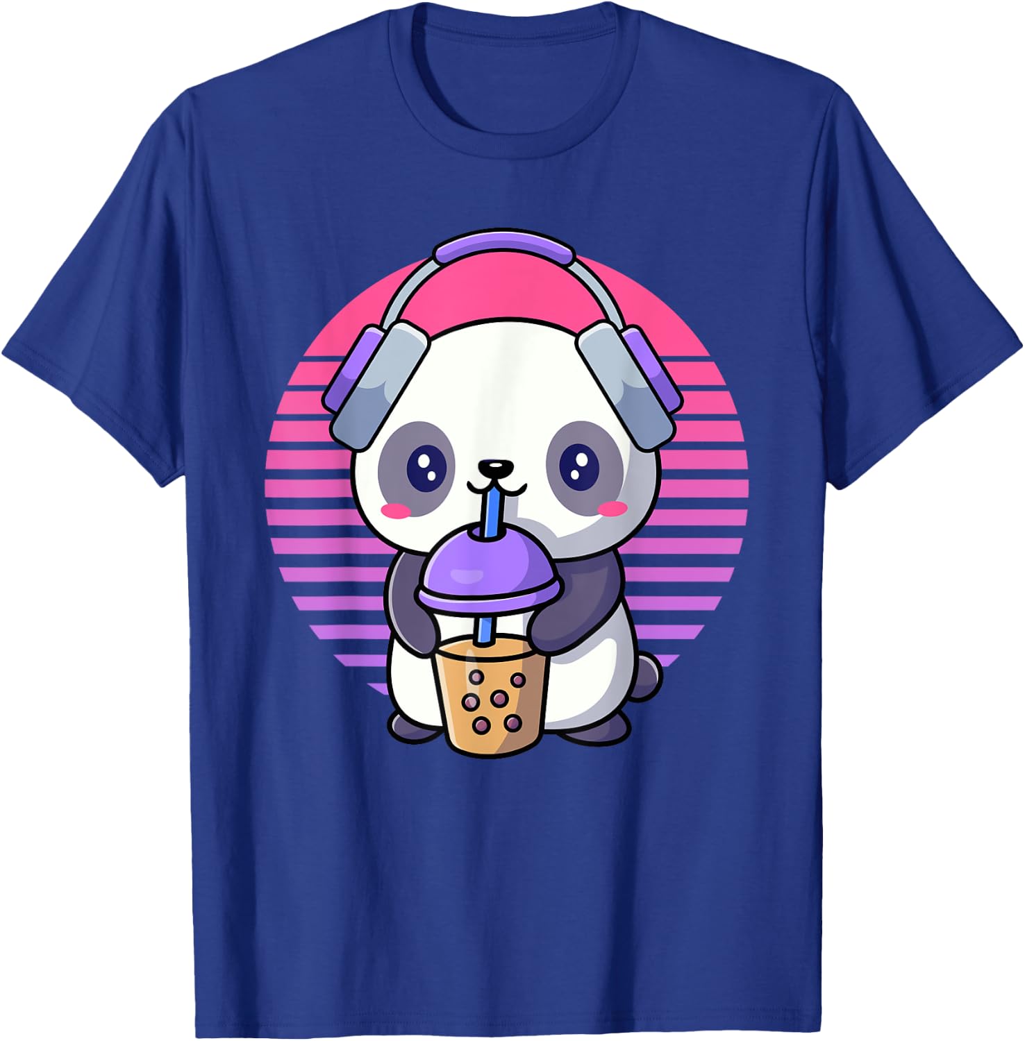 Retro K-Pop Shirts For Teen Girls Women KPop And Bubble Tea T-Shirt - T-Shirt | Royal
