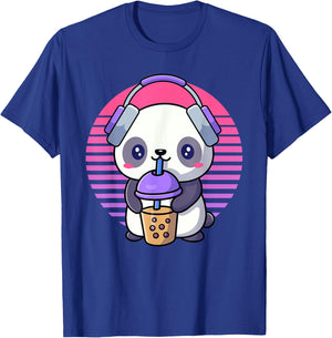 Retro K-Pop Shirts For Teen Girls Women KPop And Bubble Tea T-Shirt - T-Shirt | Royal