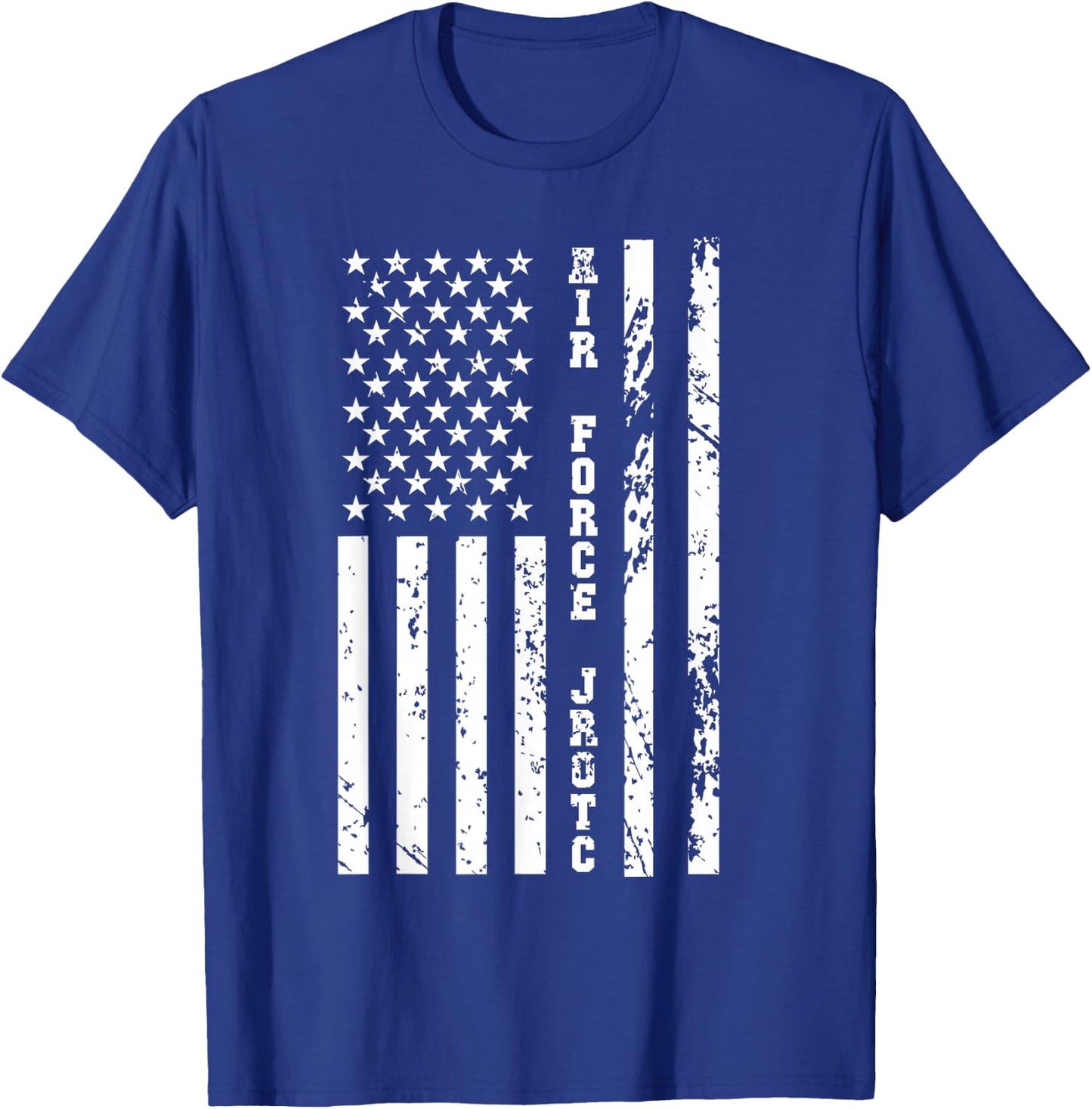 USAF JROTC Air Force Junior ROTC w US Flag T-Shirt - T-Shirt | Royal
