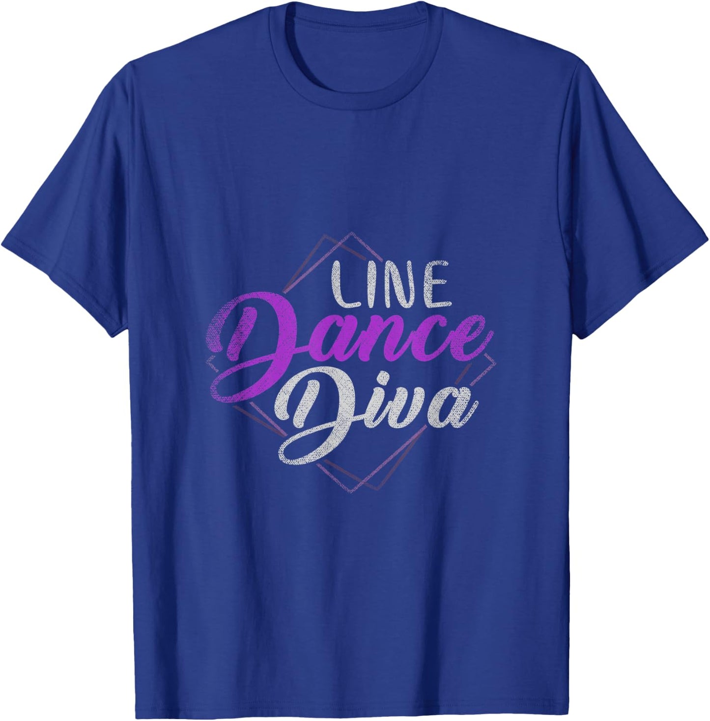 Line Dance Diva Line Dancing T-Shirt - T-Shirt | Royal