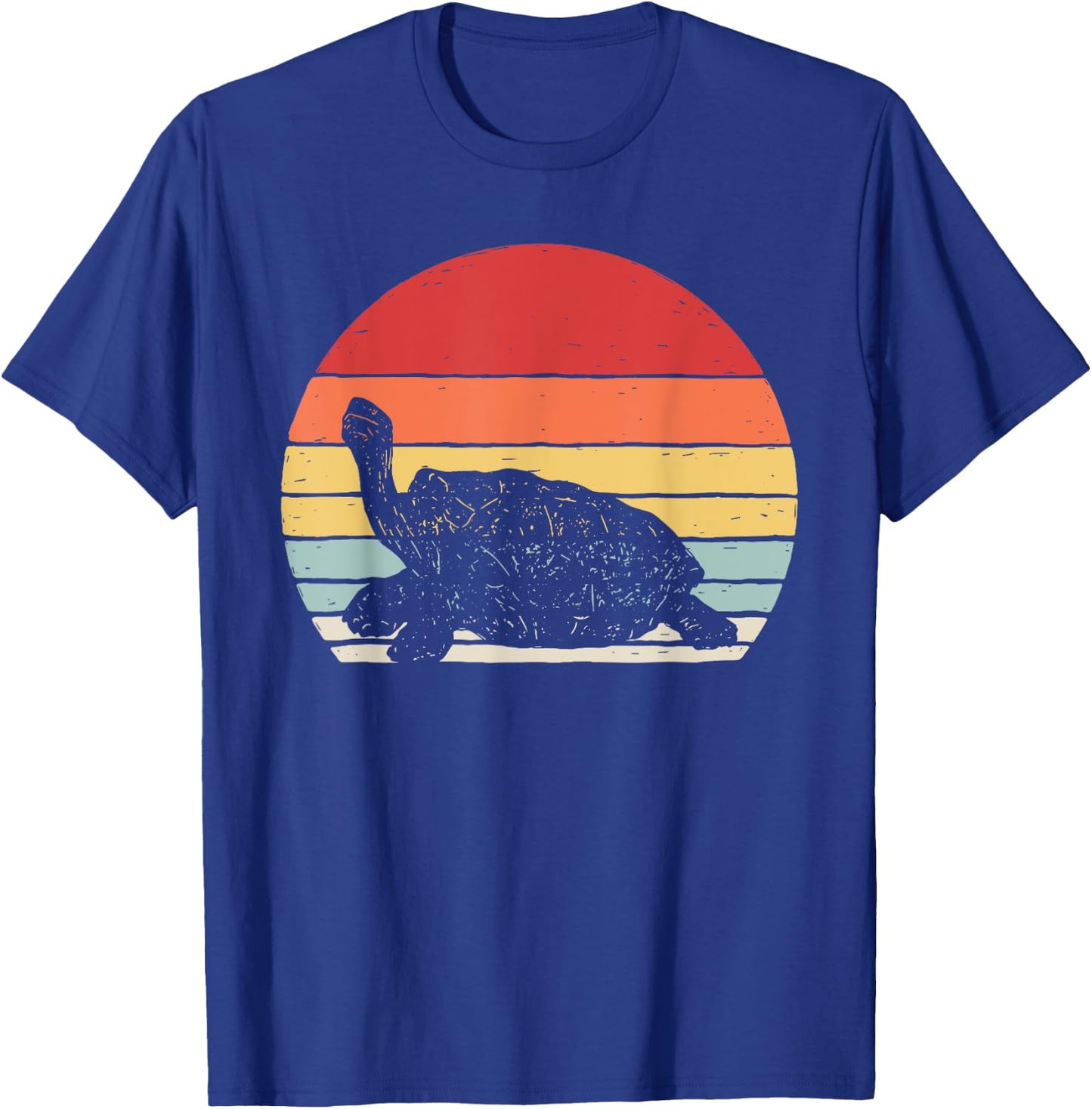 Vintage Retro Galapagos Tortoise T-Shirt - T-Shirt | Royal