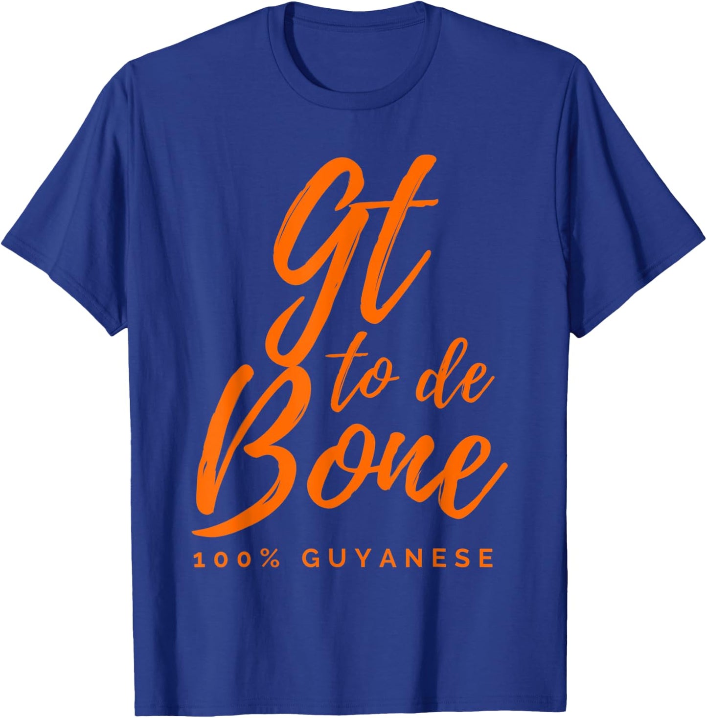 GT to de bone, Patriotic Guyanese Women Kids Men T-Shirt - T-Shirt | Royal