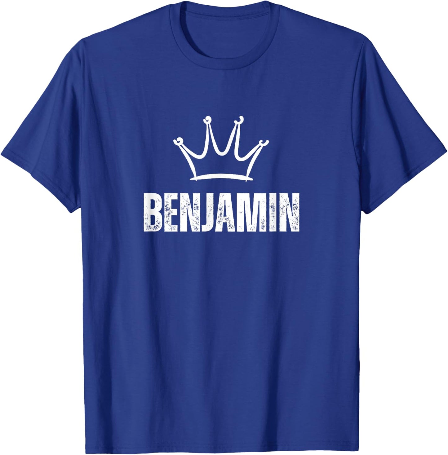 King Benjamin Crown - Custom First Name Birthday #1 Winner T-Shirt - T-Shirt | Royal