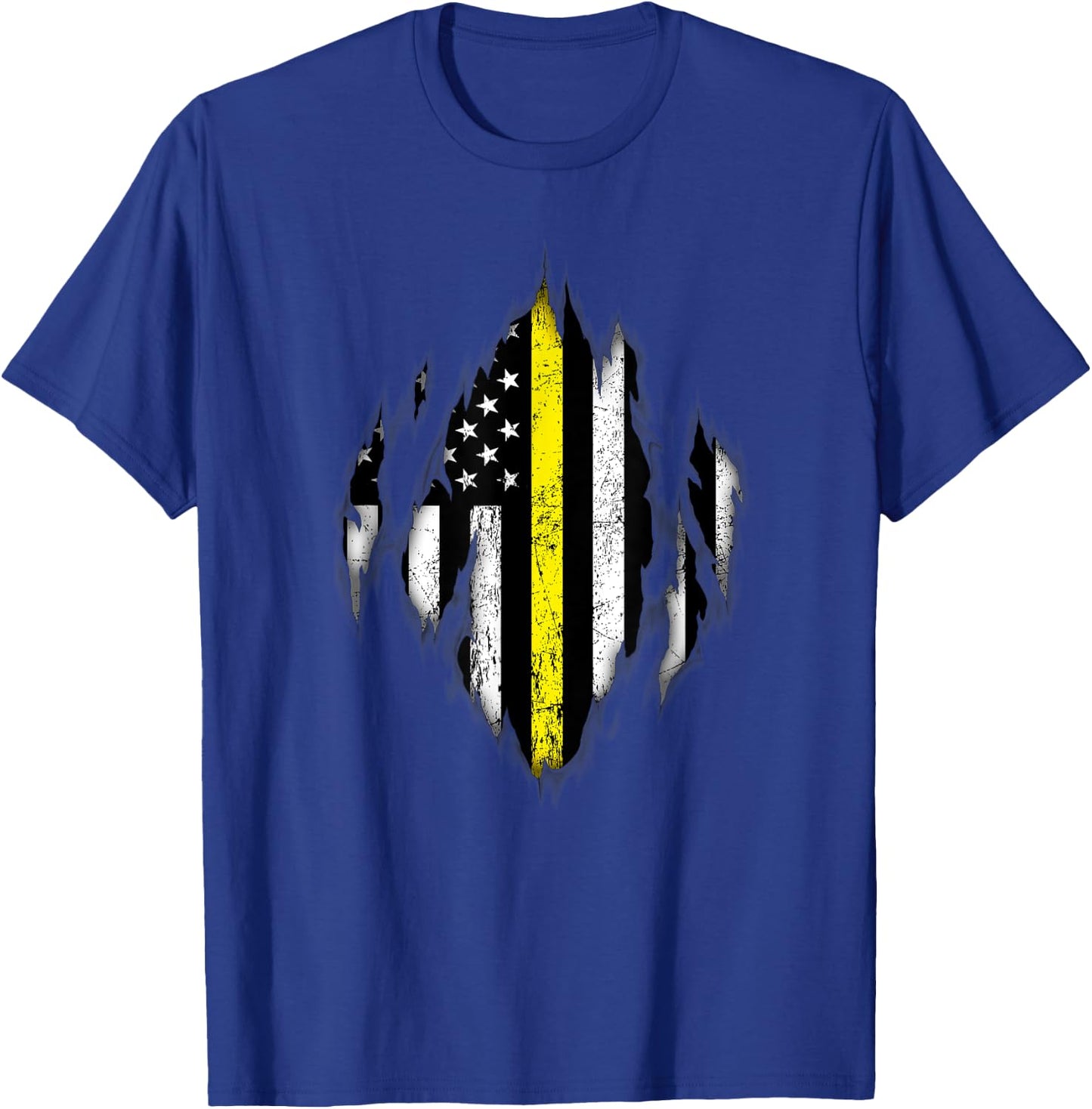Thin Yellow Line - Tow Lives Matter T-Shirt - T-Shirt | Royal